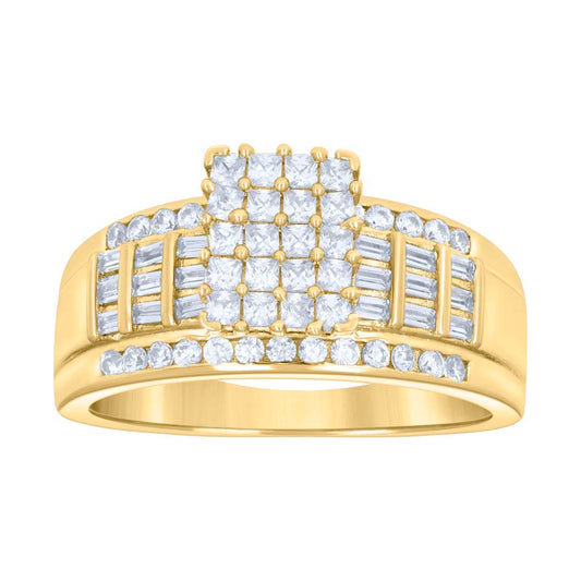 925-Cz Cinderella Ring