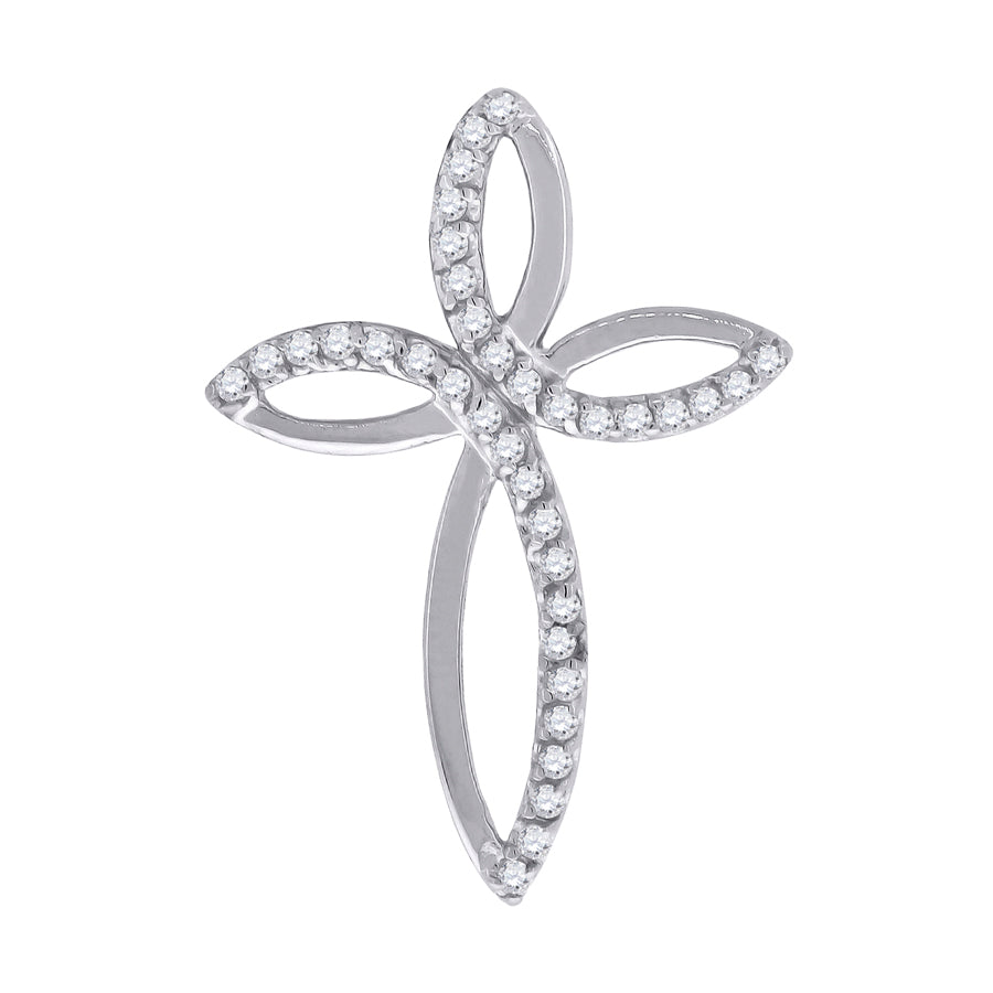 925-Cz Cross Pendant