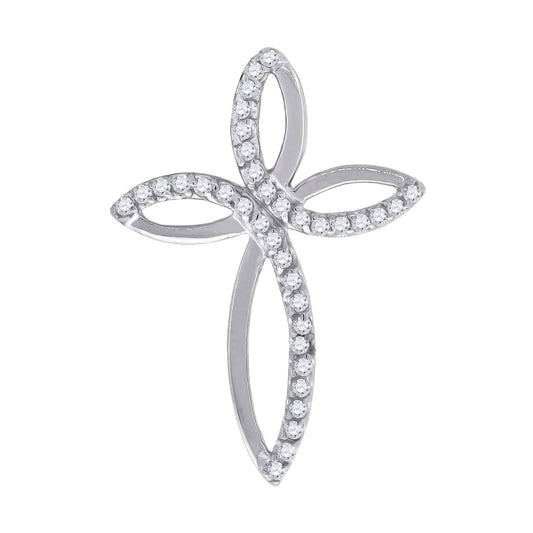 925-Cz Cross Pendant