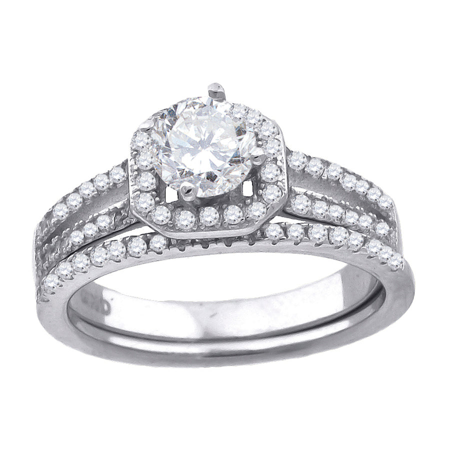 925 Sterling Silver Cz Ring