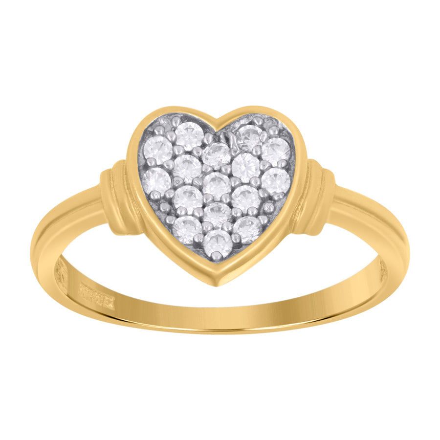 10Kt Gold Cz Ring