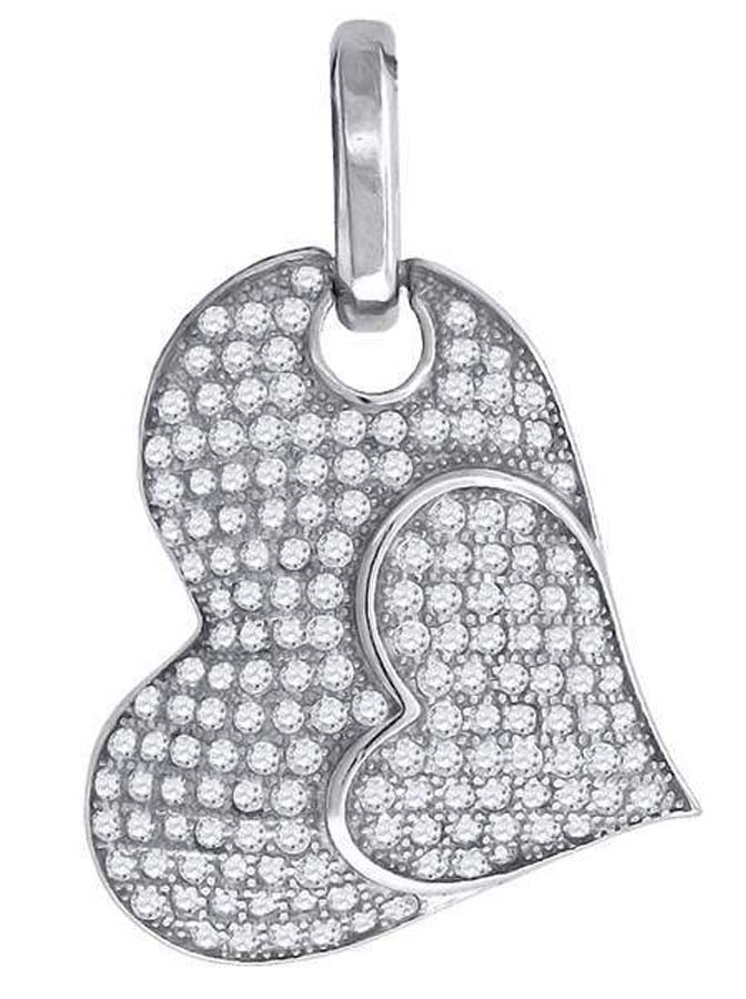 925-Cz Heart Pendant