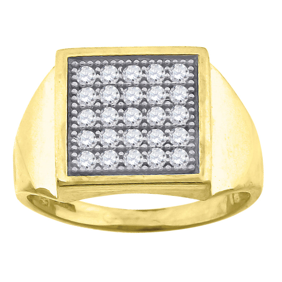 10Kt Gold Cz Ring