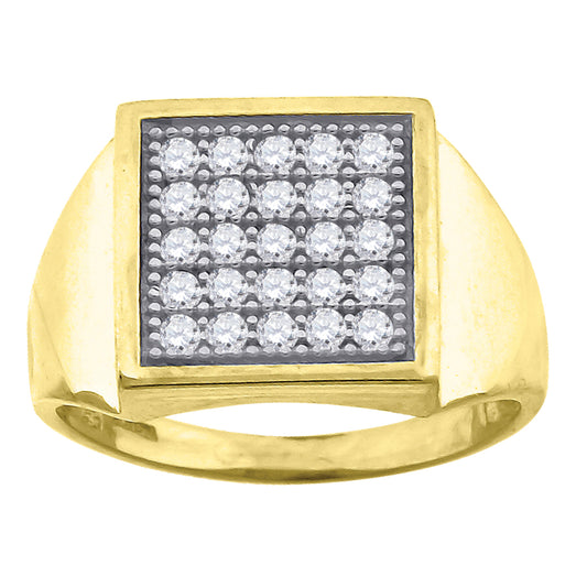 10Kt Gold Cz Ring