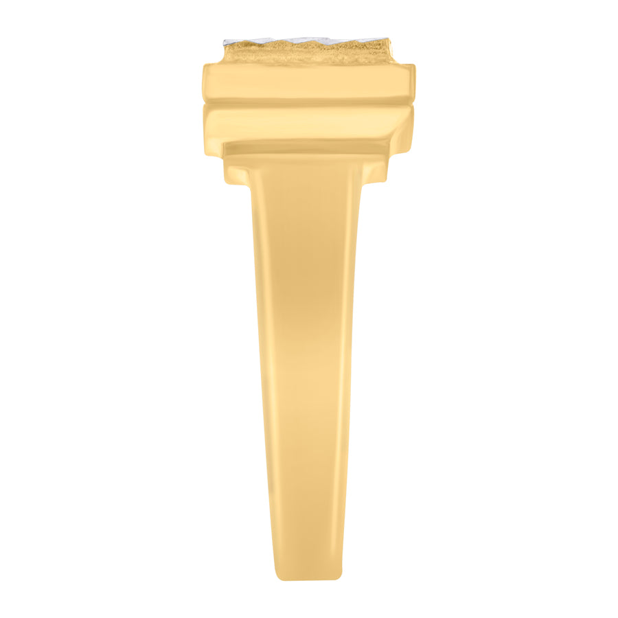 10Kt Gold Initial Letter Ring "H"