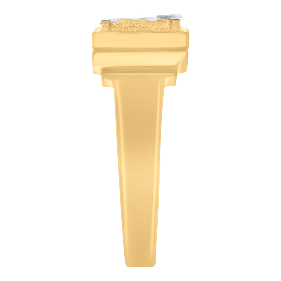 10Kt Gold Initial Letter Ring "L"