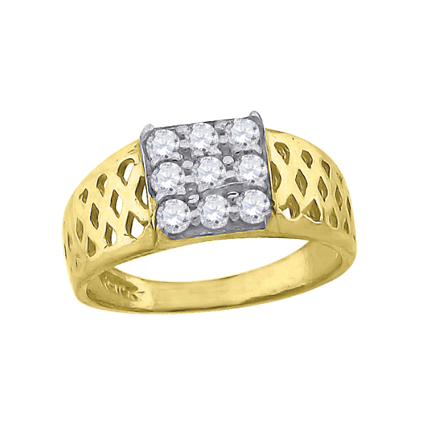 10Kt Cz Ring