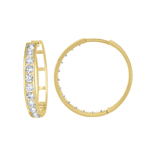 10K Gold Hoop Earrings