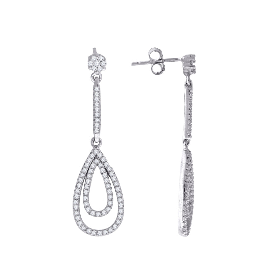 925 Fancy Cz Earring