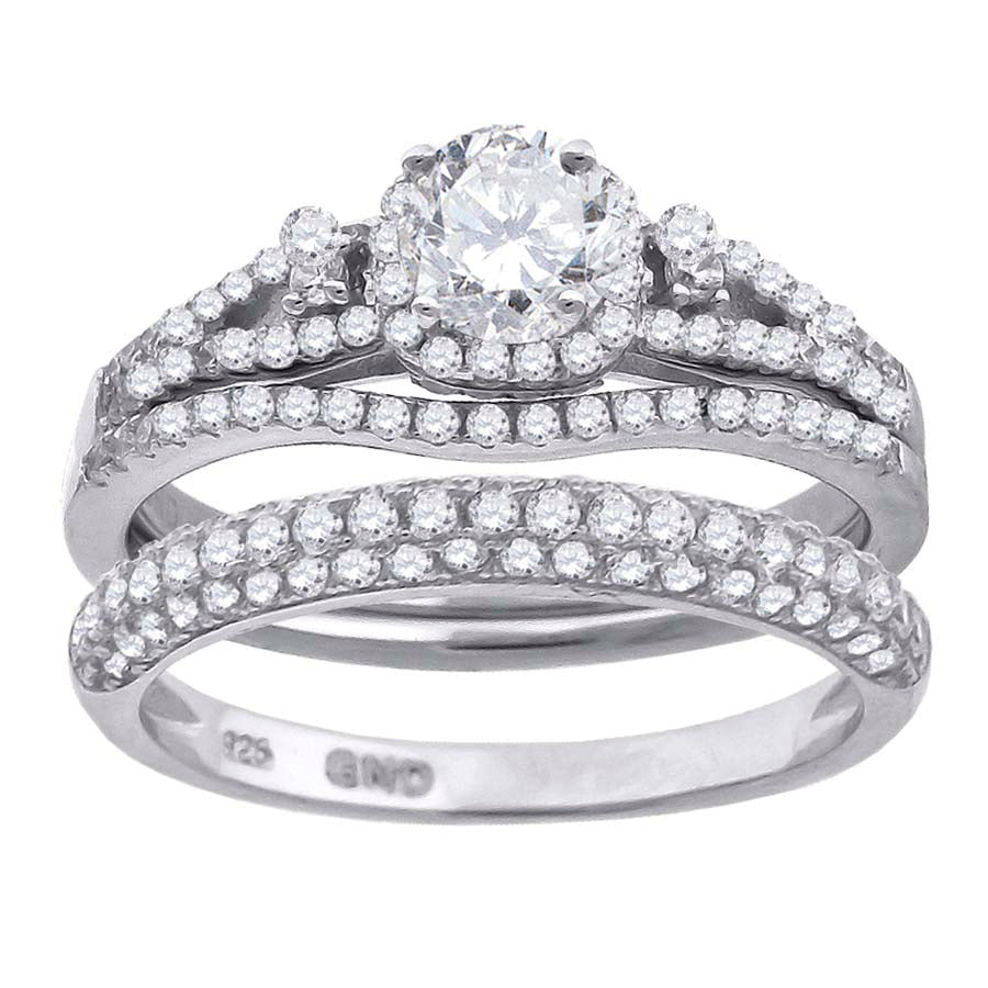 925 Trio Cz Ring