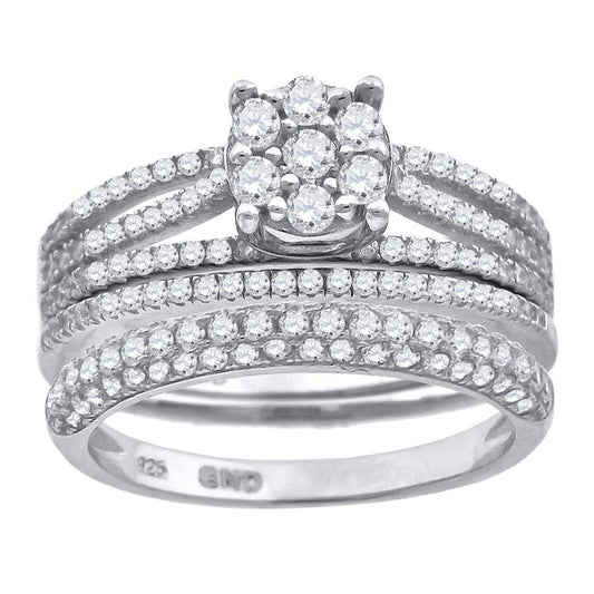925 Trio Cz Ring