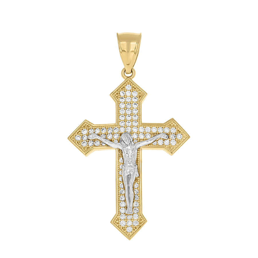 10Kt Gold Cz Pendant