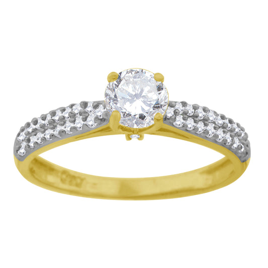10Kt Cz Gold Ring