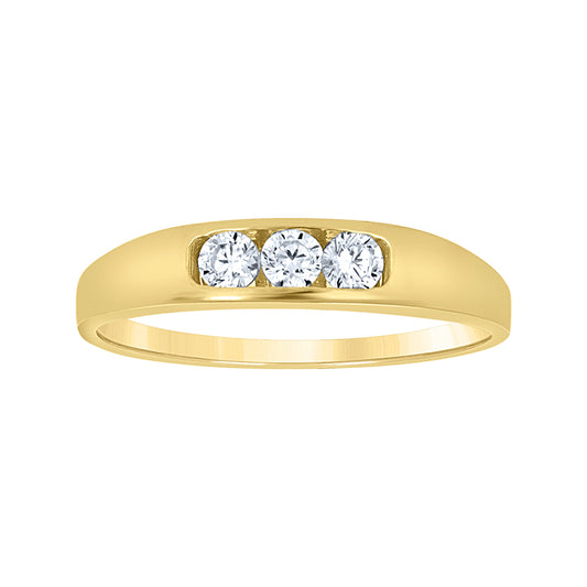 10Kt Gold Cz Baby Ring
