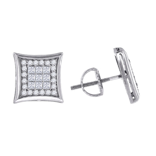 925-Cz Invisible Earring