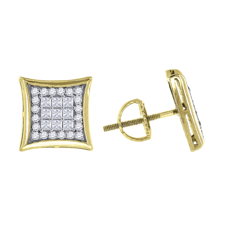 925-Cz Invisible Earring