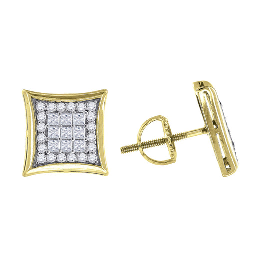 925-Cz Invisible Earring