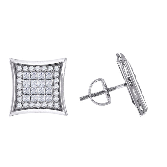 925-Cz Invisible Earring