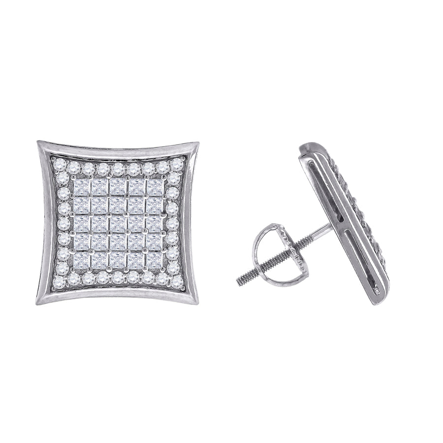 925-Cz Invisible Earring