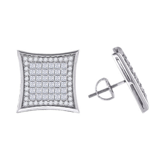 925-Cz Invisible Earring