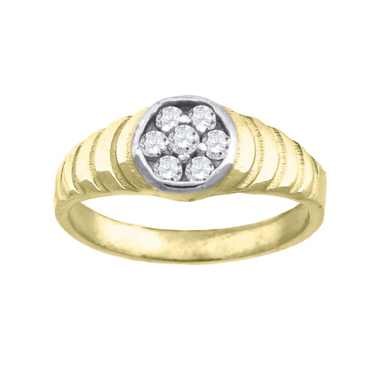 10Kt Gold Cz Ring