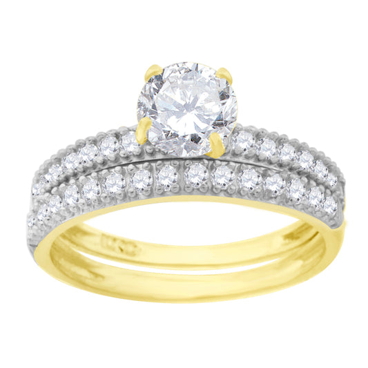 10Kt Gold Bridal Ring