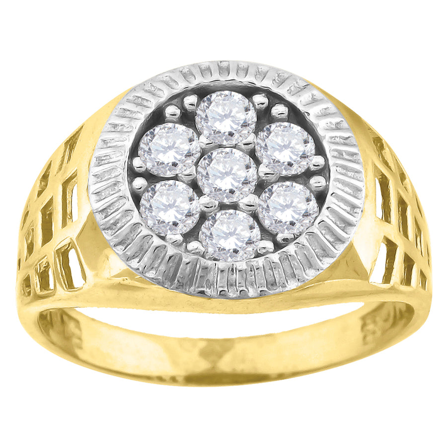 10Kt Gold Cz Ring