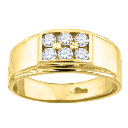 10Kt Gold Cz Ring