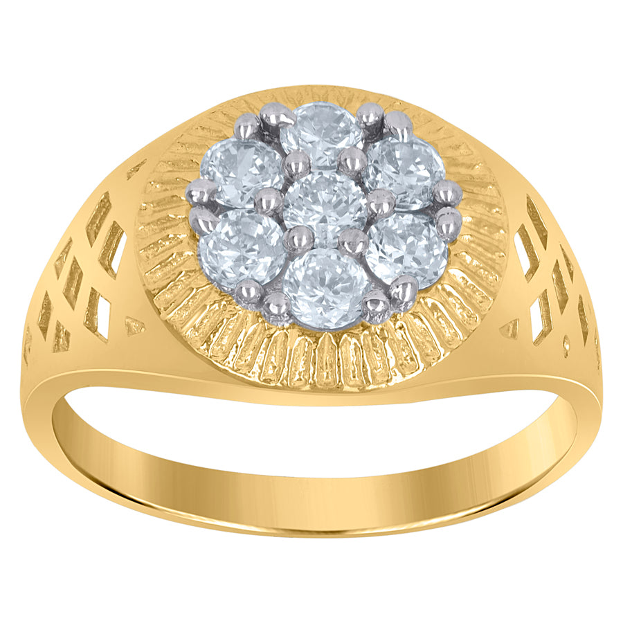 10Kt Gold Cz Ring