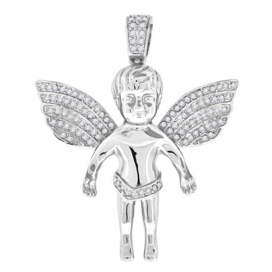 925-Cz Angel Charm