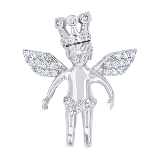 925-Cz Angel Charm