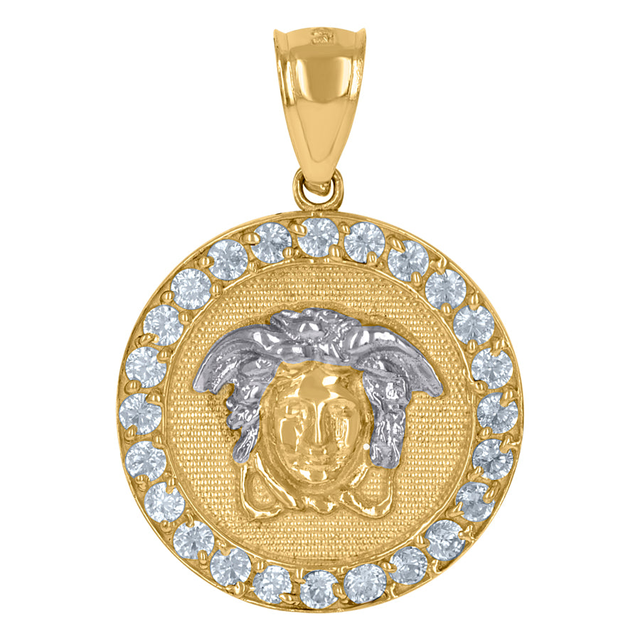 10Kt Gold Cz Pendant