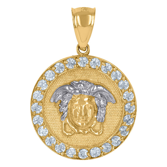 10Kt Gold Cz Pendant