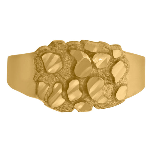 10Kt Gold Nugget Ring