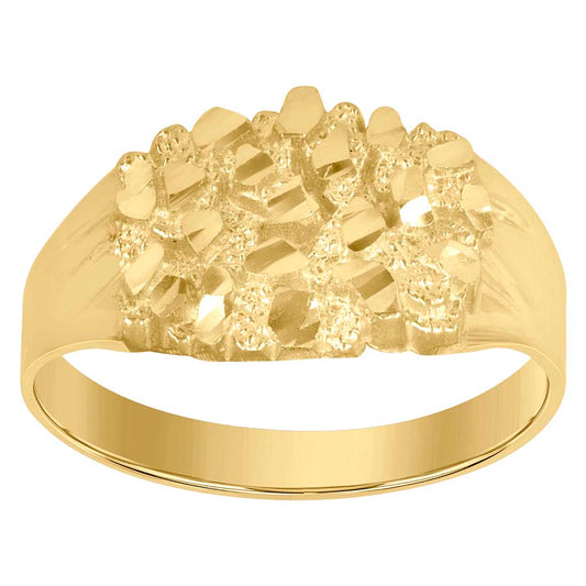 10Kt Gold Nugget Ring