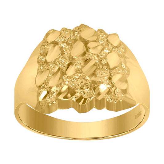 10Kt Gold Nugget Ring