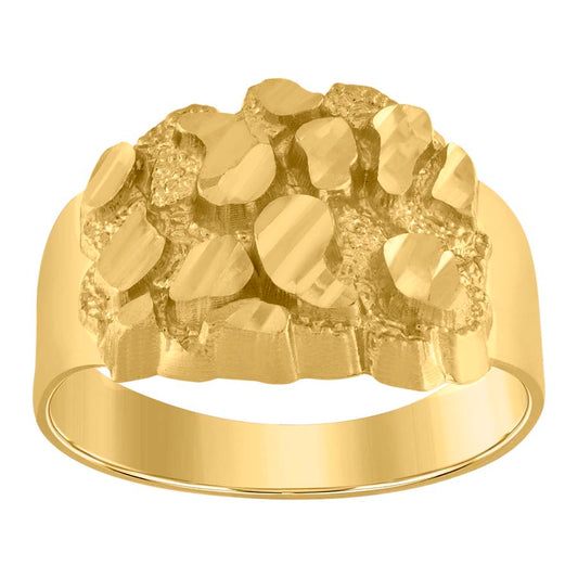 10Kt Gold Nugget Ring