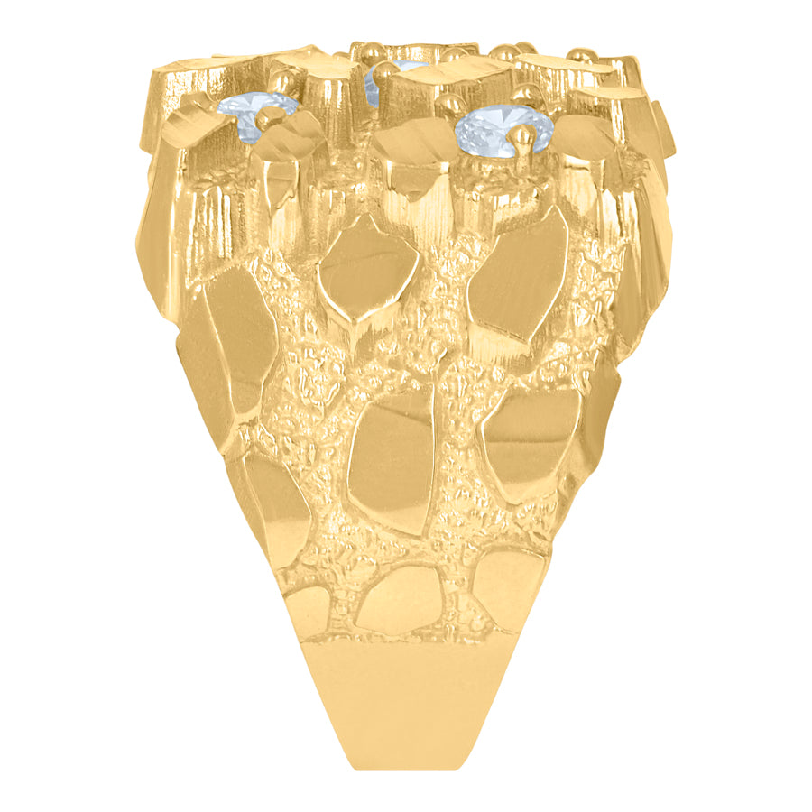 10Kt Gold Nugget Ring