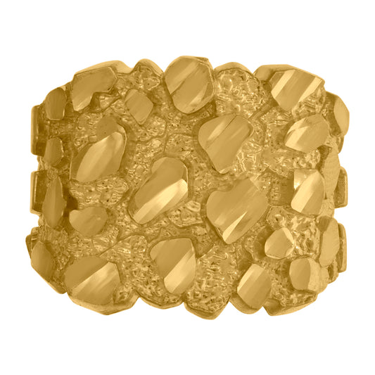10Kt Gold Nugget Ring