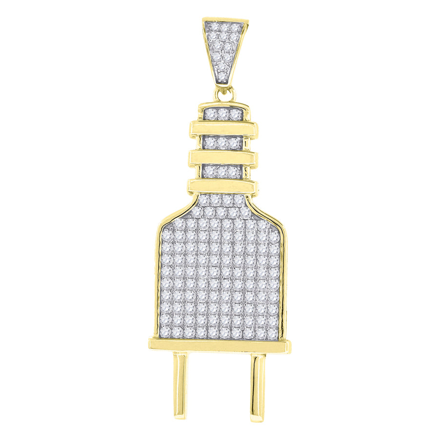 925 CZ Plug Charm