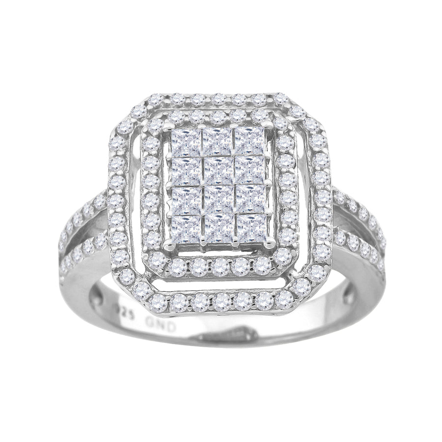 925 Fancy Cz Ring