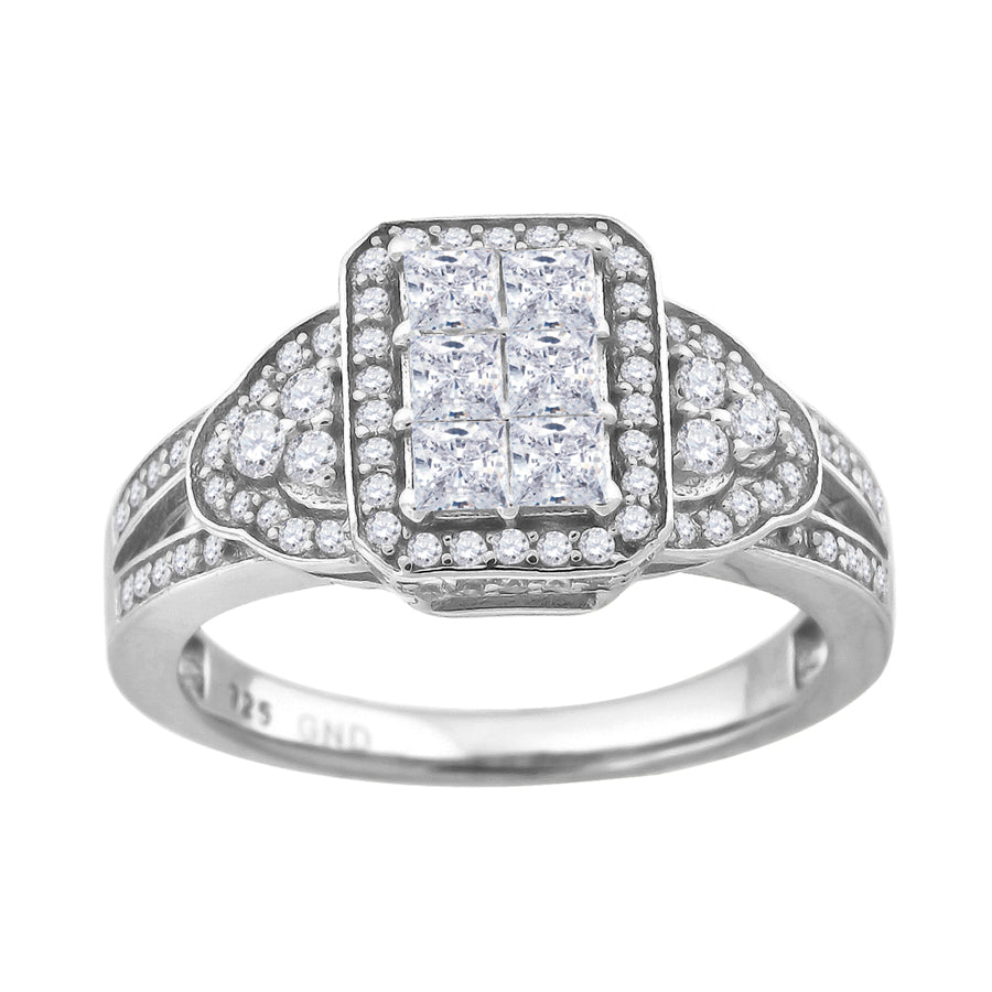 925 Fancy Cz Ring