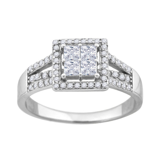 925 Fancy Cz Ring