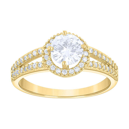 10Kt Gold Cz Ring