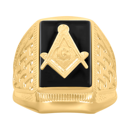 10Kt Gold Masonic Ring