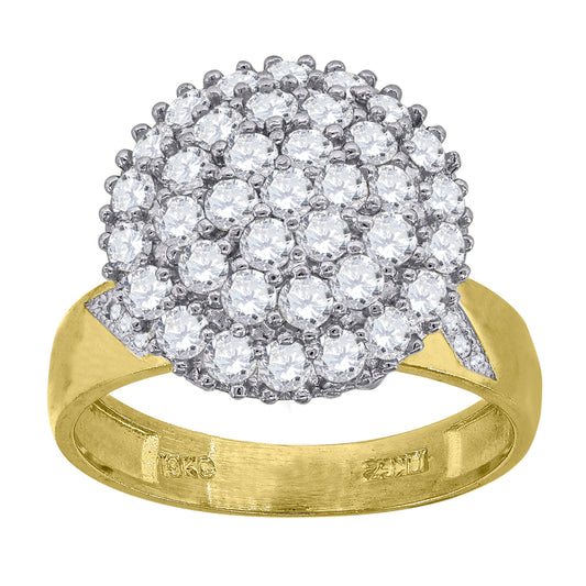 10Kt Gold Cz Ring