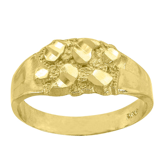 10Kt Gold Nugget Ring