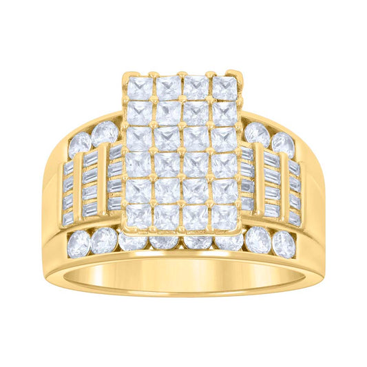 925-Cz Cinderella Ring