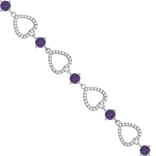 925-Cz Fashion Bracelet