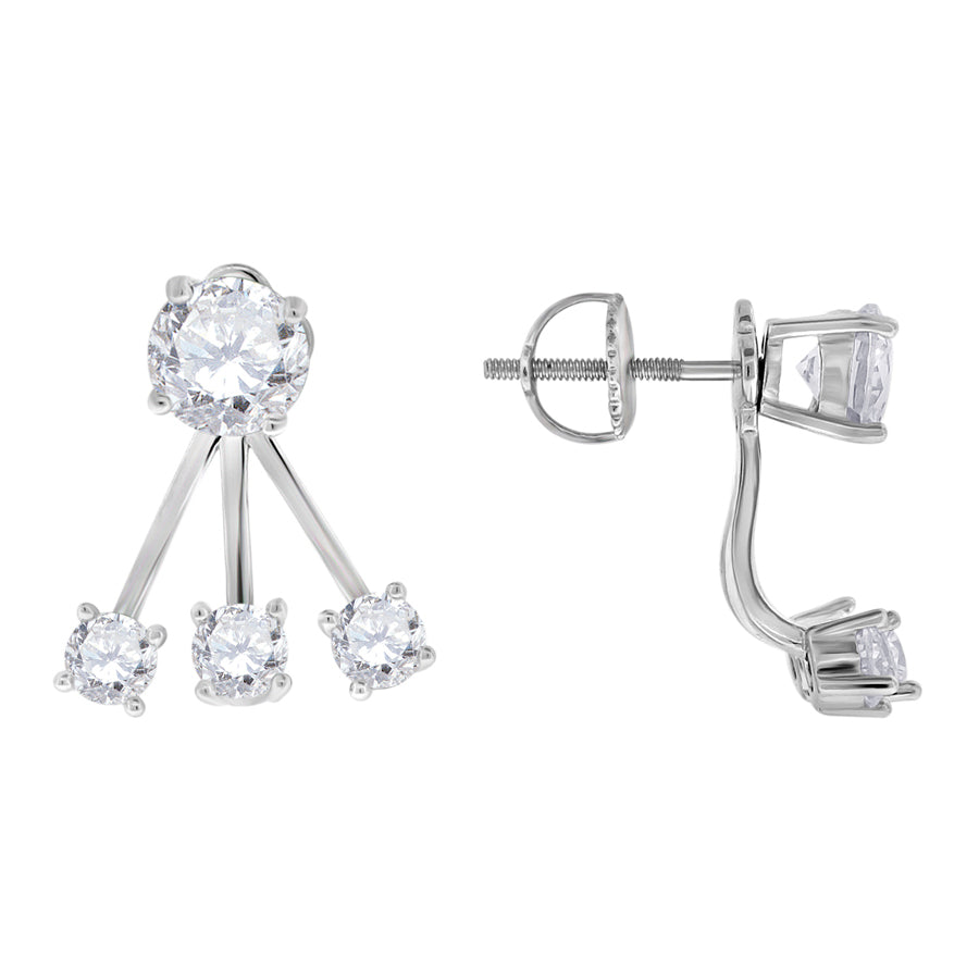 925-Cz Fancy Earring